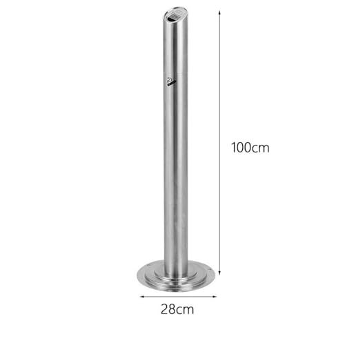 Cendrier vertical extérieur pour terrasses de café et entrées de bureau