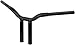 LA Choppers LA-7337-08B 1-1/4in. Straight Risers for Welded Kage Fighter T-Bars - Gloss Black