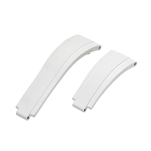 Bracelet en caoutchouc 20mm blanc pour habiller votre montre lors de vos sorties en mer