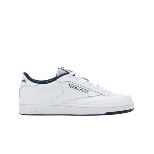Reebok Club MEMT Tennis pour homme - Blanc Intense White Navy - 44 EU