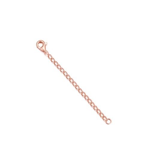 Image of 14K Gold Durable 1.5 inch /2 inch /3 inch Chain Extender, Yellow /White /Rose Gold Removable Necklace Chain Extension with Sturdy Lobster Clasp, Adjustable Extender Chain for Necklace Anklet Bracelet