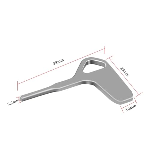 Image of Screw Wrench Camera Screw Wrench Portable Tool 1 /4Inch 3 /8Inch for DSLR Camera Cage Quick Release Gimbal Accessories, Silver, 500443838