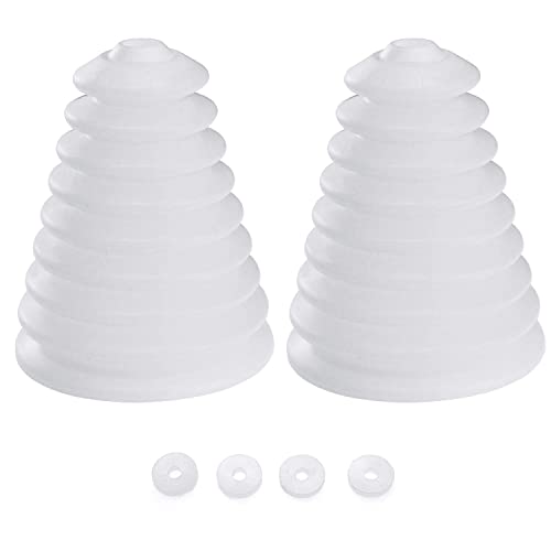 ZDNT2 Stücke Bohrer Staubschutz,Bohrmaschine Staubfänger Gummi Bohrstaubfänger Decke Bohrstaubschutz Scalable Staubfrei Bohren Staubdicht für Bohrer Elektrische Hammer Cover