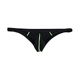 slip uomo sexy NOAGENJT Boxer Mare Uomo Magliette Intime Uomo Cotone Lana Underwear Uomo Slip Uomo Sexy Perizoma Uomo Rosso Pantaloncini Palestra Donna Corto Nero L 4.99