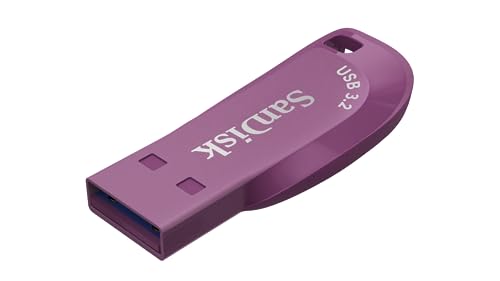 SanDisk Ultra Shift 128GB, USB 3.2 Gen 1, Flash Drive, 100MB/s R, Pendrive, Cattleya Orchid (SDCZ410-128G-I35CO) - Image 2
