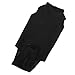 Julihai Washable Dog Recovery Suit Comfortable Elastic Band NeuterSpay Recovery for Dogs Black Polyester (S)