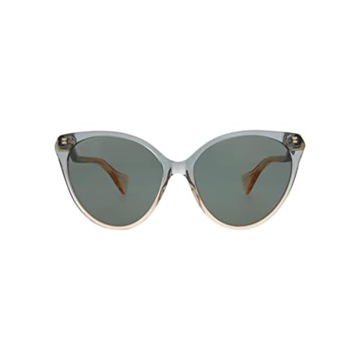 Gucci Women's Cat Eye Sunglasses, Shiny Transparent Gradient Pet, Grey, One Size