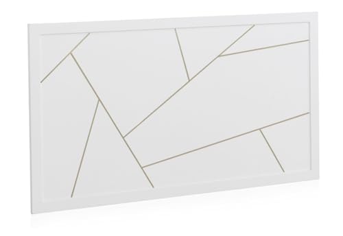 GEESEHOME Tête de lit laquée en blanc 110 x 60 cm