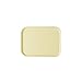 Cambro Camtray Rectangular Tray with Smooth Surface, Low Profile, Lemon Yellow