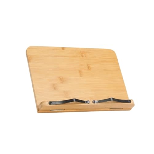 CHUNXVLI Atril para Libro De Cocina Soporte De Bambú For Libros De Cocina, Adecuado For Leer Libros De Cocina, Soporte De Exhibición, Estantería Soporte De Libros para Lectura(Light Board,39cm)