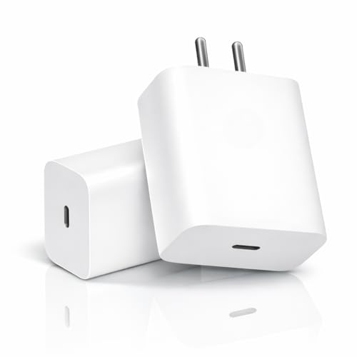 Image of Google 30W C-Type PPS Rapidly Power Charging Adaptor Compatible with Google 10a /9 /Pro /XL /Fold /9a /8 /8 Pro /8a /7 /7Pro /S26 /S25Fe /3a Lite /15 /15R /Tab /Slate - Support Other USB-C 30 W Quick Charging, White