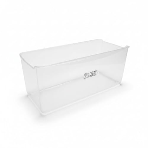 Image of Home Pro Spares | Refrigerator Vegetable Box /Veg Basket - Perfect Fit for 180L to 190L Single Door Refrigerators Compatible with LG Single Door Refrigerators(191 Box)