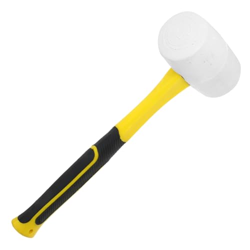 FUNOMOCYA Rubber Hammer Tool Rubber Mallet Carpenter Hammer Small Hammer Woodworking Hammer Flooring Hammer Rubber Small Mallet Hammer for Floor Installation Floor Hammer Non-slip Mallet