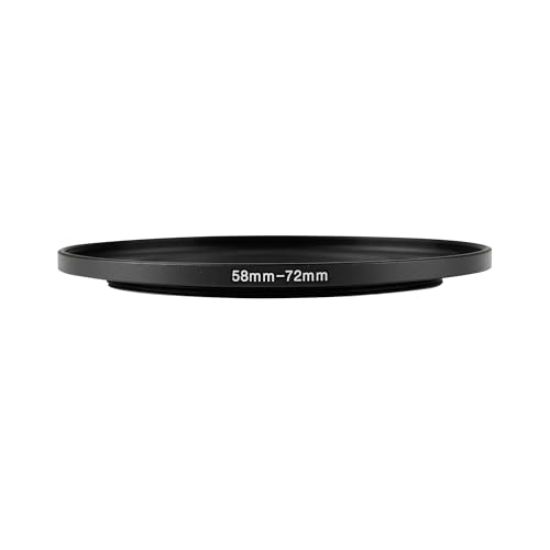 Image of 58-72mm Step-Up Ring Adapter, 58mm to 72mm Step Up Filter Ring for 58mm Lens Install 72mm ND CPL UV Camera Lens Filter(58mm-72mm)