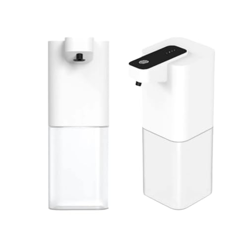 Dispensador De Sabonete Espuma Gel Automático de 400 ml equipado com sensor de movimento, base à prova d'água, recarregável por USB, para banheiro, cozinha, escritório, gel - Saboneteira Automática