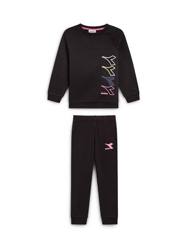 JG. Tracksuit Logo Tuta L bambina da ginnastica nero