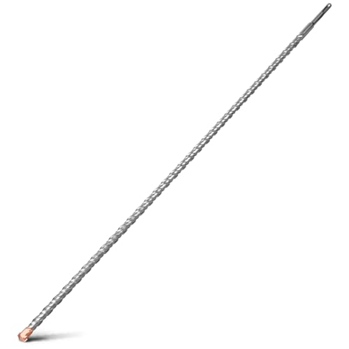 HSAWBIT Broca de mampostería SDS de 12 mm x 800 mm de largo, punta de carburo de tungsteno, vástago SDS Plus, para pared, piedra, hormigón y ladrillos
