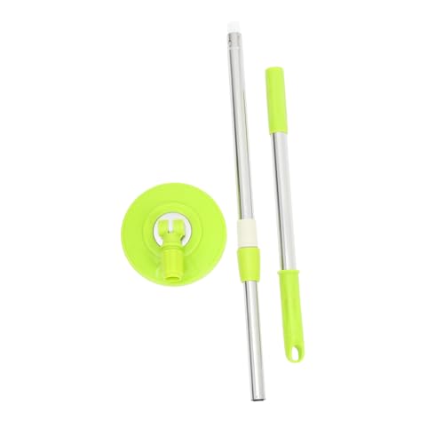 BCOATH Rotating Mop Rod Domestic Straight Mop Rods Mop Stick Pole Mop Poles Replacement Mops Stick Pole Commercial Cleaning Mop Handle Detachable Mop Pole Round Mop Head Plastic Green