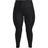 Under Armour Womens HeatGear Armour High No-Slip Waistband Pocketed Leggings , Black (001)/White , Medium