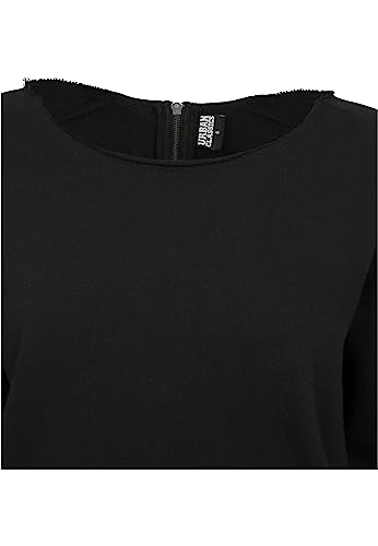 Urban Classics Damen Ladies Long Sleeve Terry Jumpsuit, Schwarz (Black 00007), S