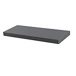 Harbour Housewares Modern Floating Wall Shelf - 60cm - Grey - Photo Gallery Bookshelf Wall Shelves for Living Room Display, Bedroom, Office Storage