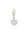 Produktbild THOMAS SABO Damen Charm-Anhänger opalfarbener Stein rosa schimmernd Charm Club 925 Sterlingsilber 1866-166-7