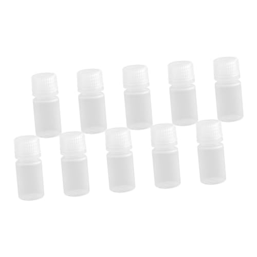 KICHOUSE Wide Mouth Ml Reagent Bottles Sample Sealing Bottles Lids for Liquid Storage Pack