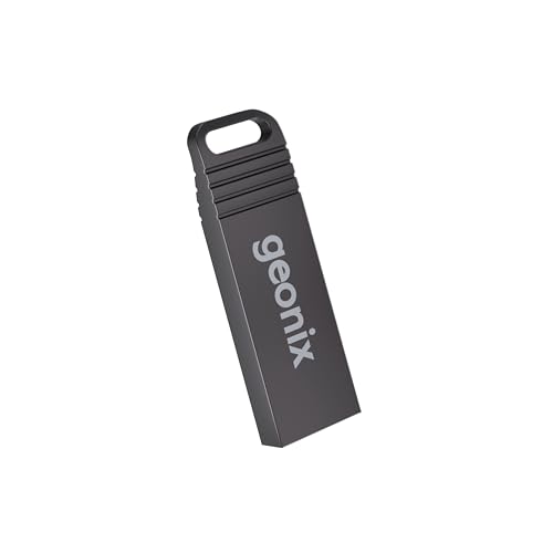 Geonix Pendrive 8GB, Metal USB 2.0 Flash Drive, Ideal for Data Transfer & Storage, 5 Years Warranty