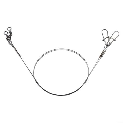 Titanium Fishing Leader Wire con Doble Cierre y Giratorio miniatura 2