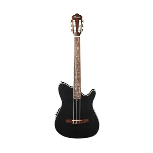 Ibanez TOD10N Tim Henson Signature Nylon-string Acoustic-electric Guitar – Black