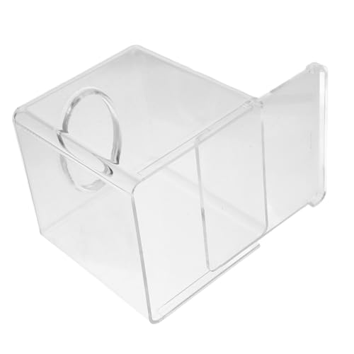 Cabilock Portafazzoletti Acrilico Trasparente Dispenser per Fazzoletti per Bagno Cucina Ufficio e Camera da Design Chic e Facile per Fazzoletti Cosmetici e Tovaglioli