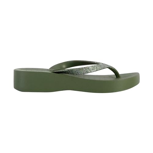 Tong compensée anti-fatigue Ipanema maille mesh chic à enfiler sans effort