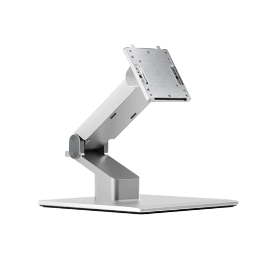 ALOGIC Clarity Fold Monitor Stand | für Clarity Pro Touch | 360° rotierende Basis | Faltbar | Silver
