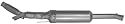 IMASAF Rußpartikelfilter DPF Euro 6.2 Abgasanlage Diesel 1480 56.45.73 Kompatibel mit PEUGEOT 308 SW II 308 II, CITROËN C4 Grand Picasso II