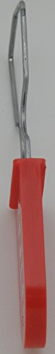Image of Plastic Padlock Security Seal with Large Shackle Metal Wire (Red, 10 Pack)