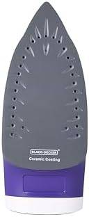 BLACK+DECKER Steam Iron | 2000 Watts, 380 Ml, 2 Yrs Warranty | Iron For Clothes, Iron Box, Steam Press, Steam Press, Press With Anti Drip, Non-Stick Ceramic Sole (Blue+White)