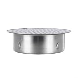 【Construcción de acero inoxidable de alta calidad】Fabricado con acero inoxidable de alta calidad, este drenaje de piso de techo cuenta con un elegante color plateado y está diseñado para soportar el uso y la exposición al agua, proporcionando fiabilidad y durabilidad.