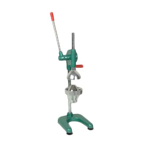 A-to-Z Supply IRJM001 Iron Juicer, Manual, Perforated Filter with Funnel, Open Cup Slot, auto-Lift Handle, Sure-Grip Rubber feet, Heavy-Duty, cast Iron