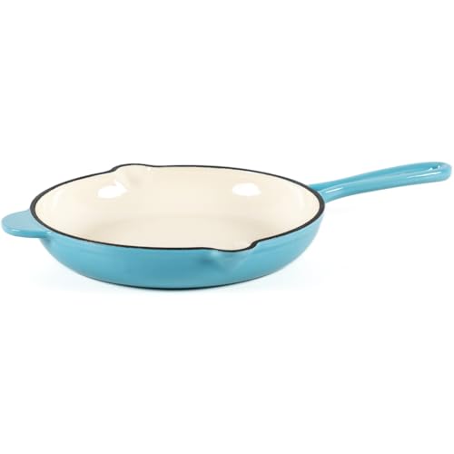 Imagen de lätt Home Sartén Skillet de Hierro Fundido Azul Caribe