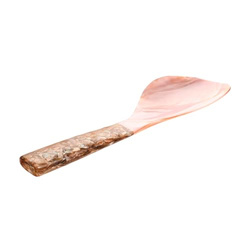BRIGHTFUFU Handmade Rice Spoon Large Size Reusable Easy to Clean Heat-proof Handle for Cooking Soup