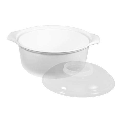DECORNIJIA 電子レンジ対応多機能ご飯炊き器 厚手断熱素材 通気孔付き蓋 スープや野菜蒸し調理も簡単 取り扱いやすい取っ手設計で家用調理器