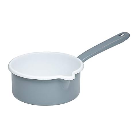 Riess Classic Pure Grey Saucepan with Spout Cover