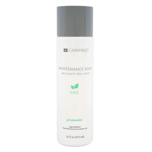 CariFree Maintenance Rinse, Mint Flavored, Anti-Cavity Fluoride Mouthwash, Dentist Recommended, Prevents Oral Decay, Freshens Breath, Alcohol-Free, Neutralizes pH (Previously CTx3)