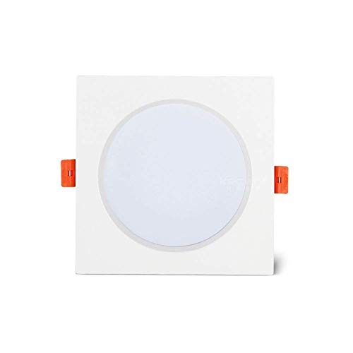 Focos empotrables ultradelgados LED para iluminar pasillos oscuros y oficinas modernas 6500K