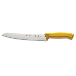 F. Dick ProDynamic bread knife yellow (blade length 21 cm, kitchen knife, blade X55CrMo14 steel, hardness 56°, knives) 85039212-02