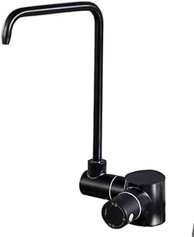 ZH1YFD Filtro de Agua para Grifo de Cocina Giratorio de 360° - Purificador para Sistemas de ósmosis inversa - Grifo Negro para Fregadero - Mejora la Calidad y la Comodidad del Agua