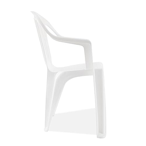 Cadeira Poltrona De Plastico Natal Branca