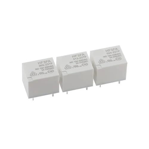 Relé HF3FA-005-ZSTF de 5V y 5 pines miniatura para circuito impreso 5 piezas