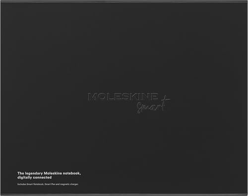 Moleskine Smart Writing Set, Libreta Inteligente con Bolígrafo Inteligente Incluido, Cuaderno Digital de Moleskine con Páginas a Rayas, Grande, 13x21 cm, Negro - imagen 8