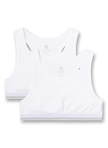Sanetta Mädchen-Bustier (Doppelpack) Weiß | Bequemes und angenehmes...